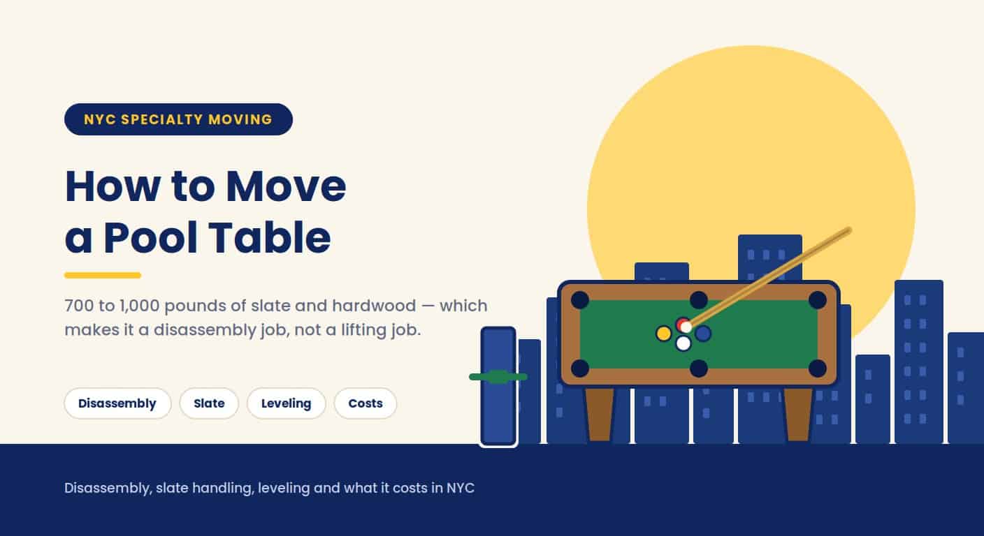 How to Move a Pool Table