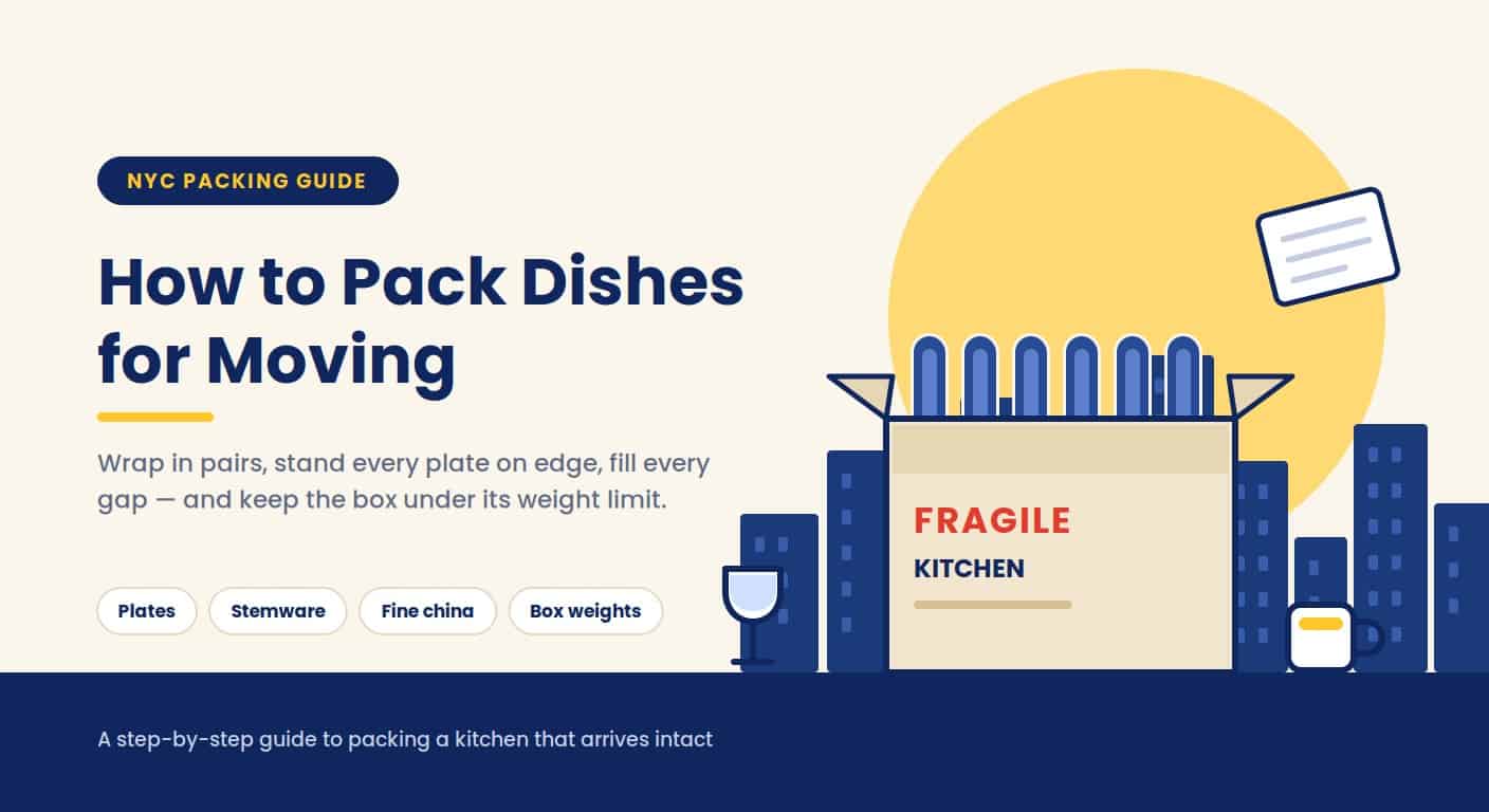 guide for packing the dishes