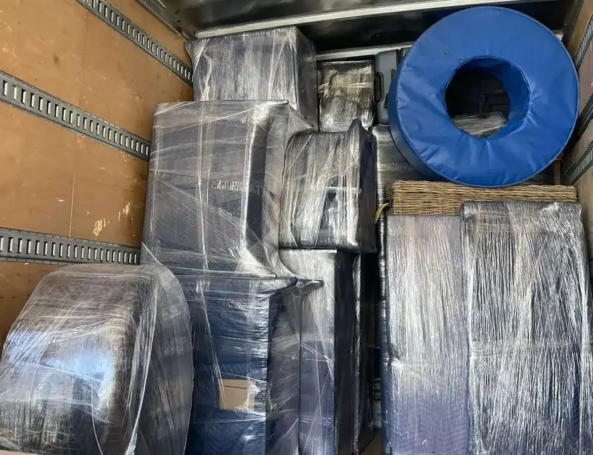 Moving blankets and packing materials